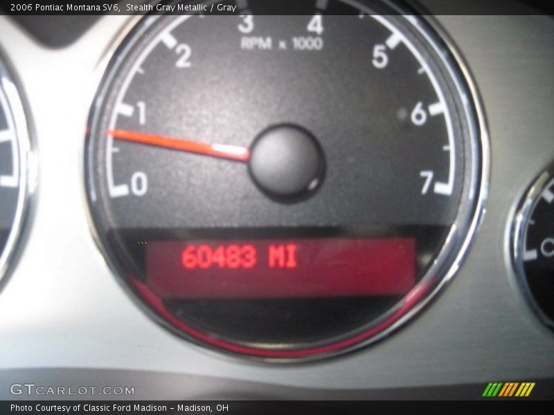 Stealth Gray Metallic / Gray 2006 Pontiac Montana SV6