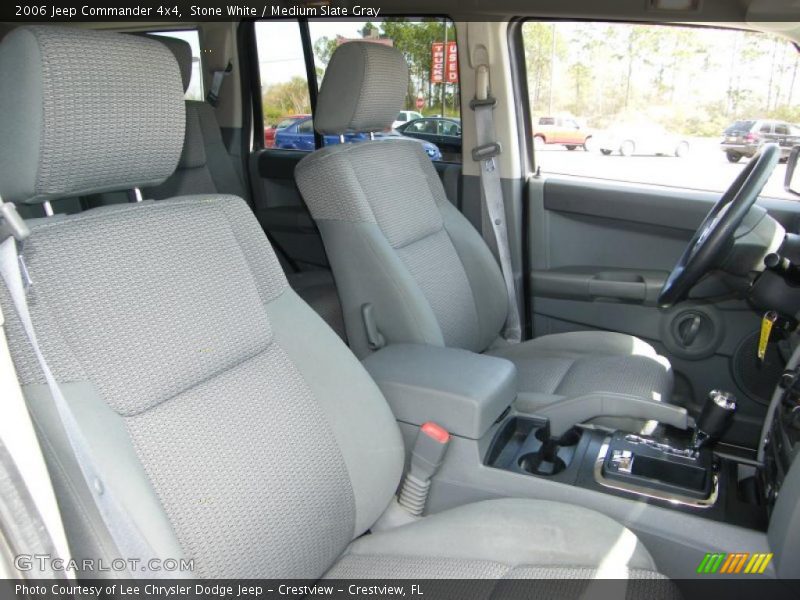 Stone White / Medium Slate Gray 2006 Jeep Commander 4x4