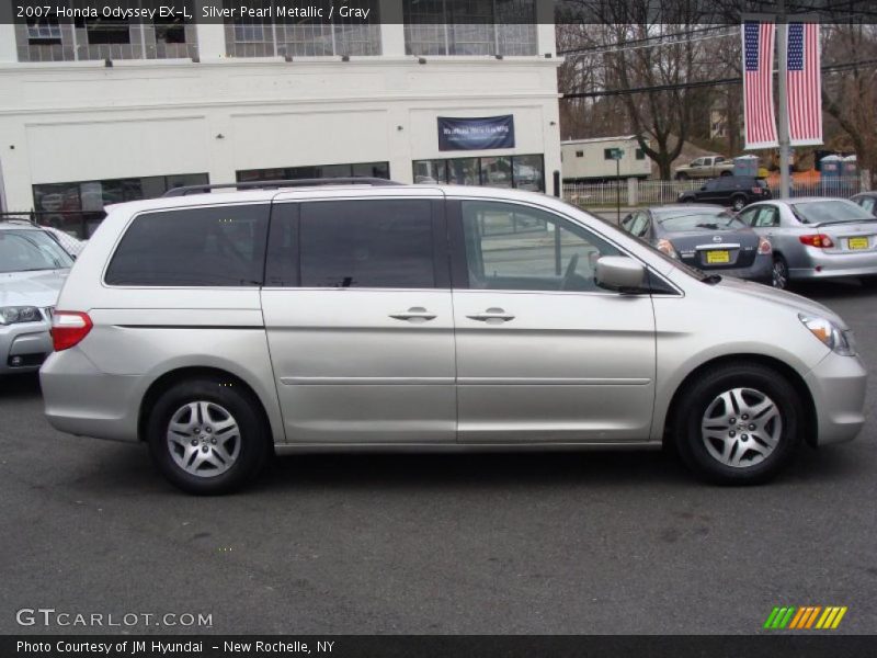 Silver Pearl Metallic / Gray 2007 Honda Odyssey EX-L