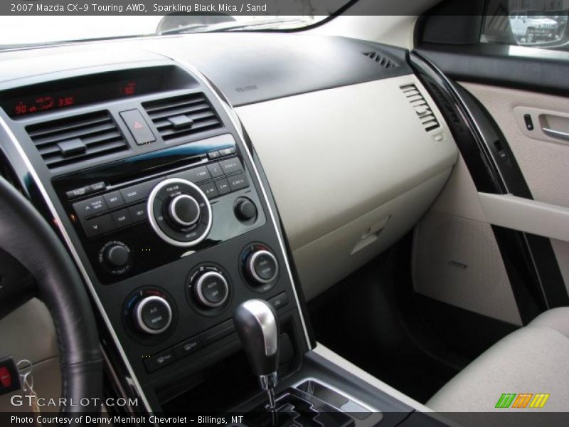 Sparkling Black Mica / Sand 2007 Mazda CX-9 Touring AWD