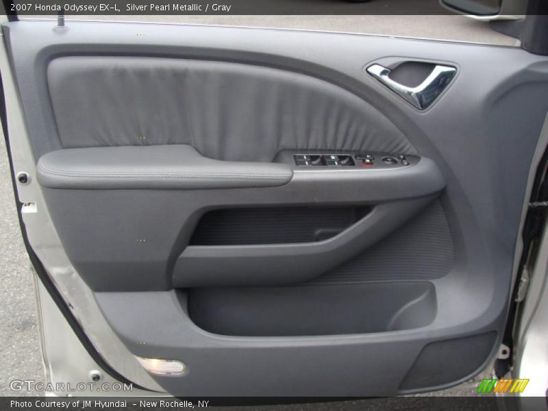 Silver Pearl Metallic / Gray 2007 Honda Odyssey EX-L