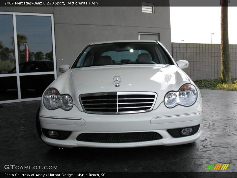 Arctic White / Ash 2007 Mercedes-Benz C 230 Sport