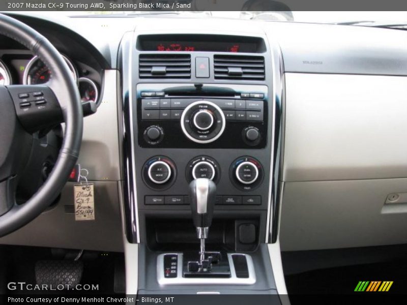 Sparkling Black Mica / Sand 2007 Mazda CX-9 Touring AWD