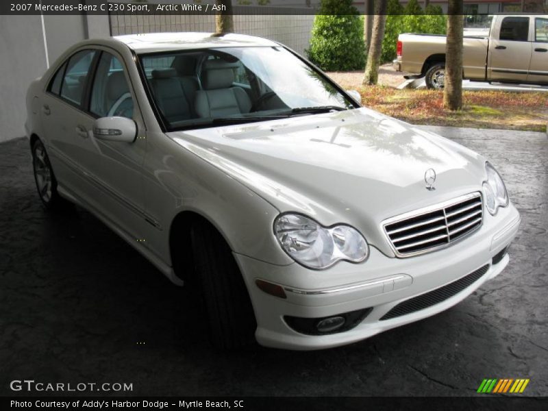 Arctic White / Ash 2007 Mercedes-Benz C 230 Sport