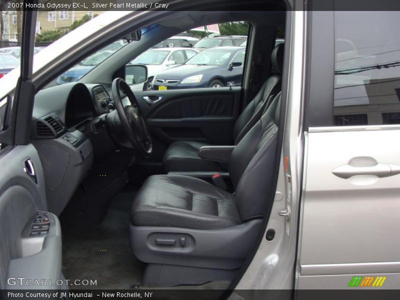 Silver Pearl Metallic / Gray 2007 Honda Odyssey EX-L