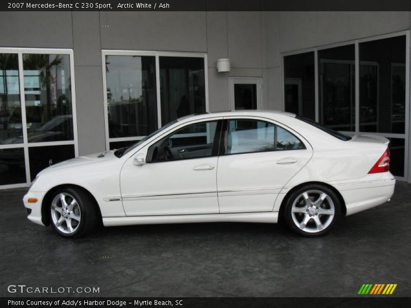 Arctic White / Ash 2007 Mercedes-Benz C 230 Sport