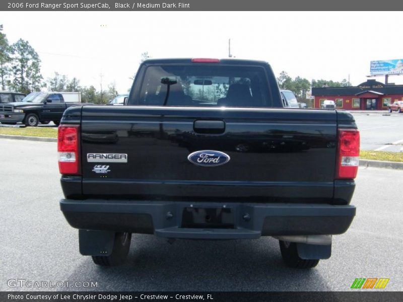 Black / Medium Dark Flint 2006 Ford Ranger Sport SuperCab