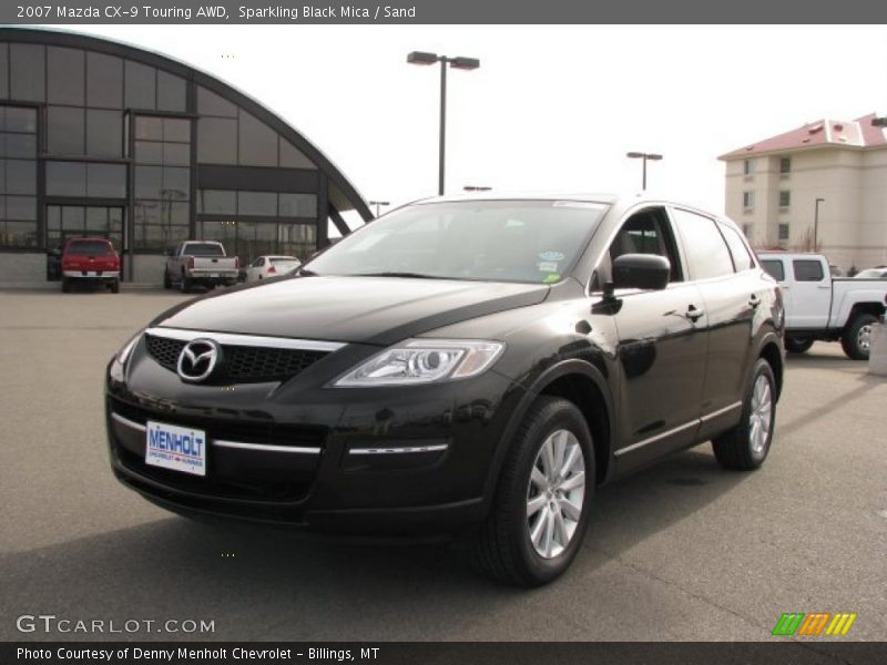 Sparkling Black Mica / Sand 2007 Mazda CX-9 Touring AWD