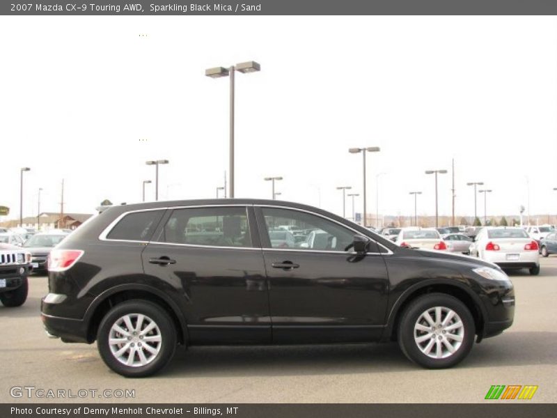 Sparkling Black Mica / Sand 2007 Mazda CX-9 Touring AWD
