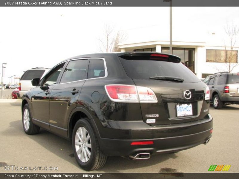 Sparkling Black Mica / Sand 2007 Mazda CX-9 Touring AWD