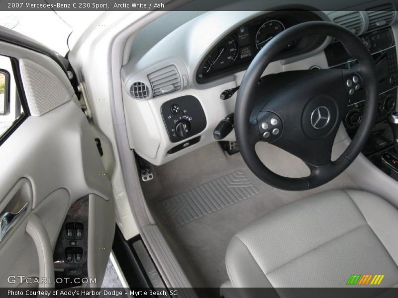 Arctic White / Ash 2007 Mercedes-Benz C 230 Sport