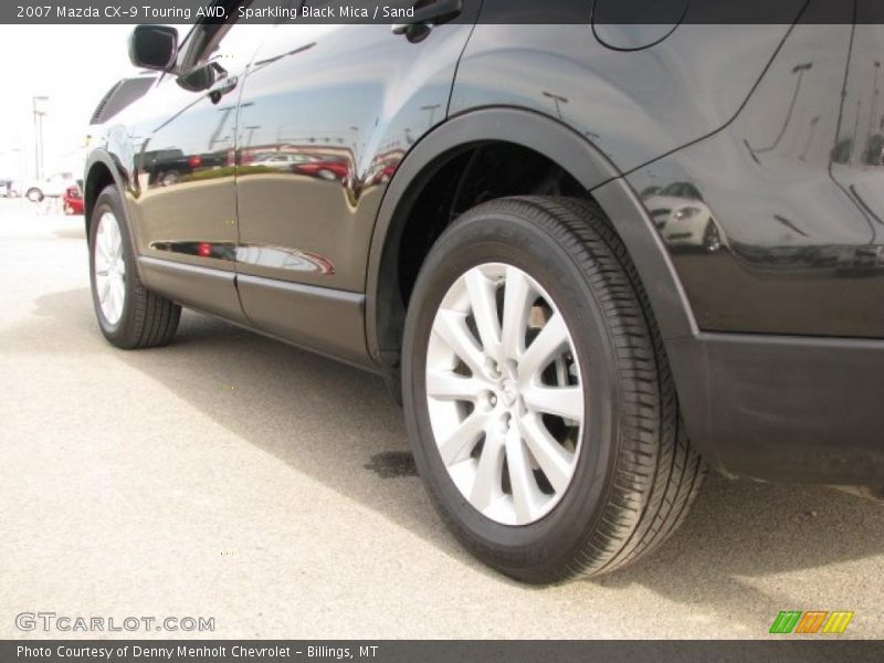 Sparkling Black Mica / Sand 2007 Mazda CX-9 Touring AWD