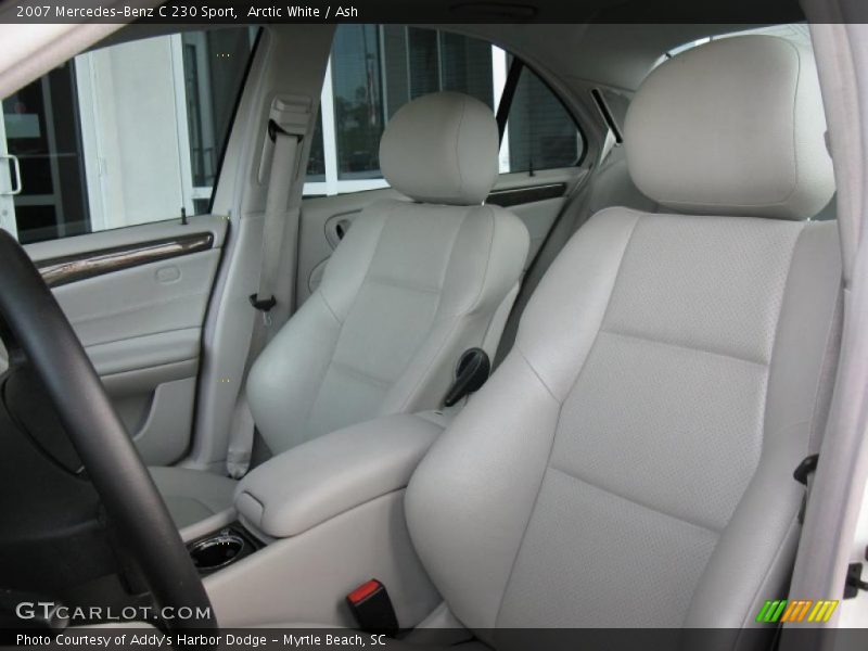 Arctic White / Ash 2007 Mercedes-Benz C 230 Sport