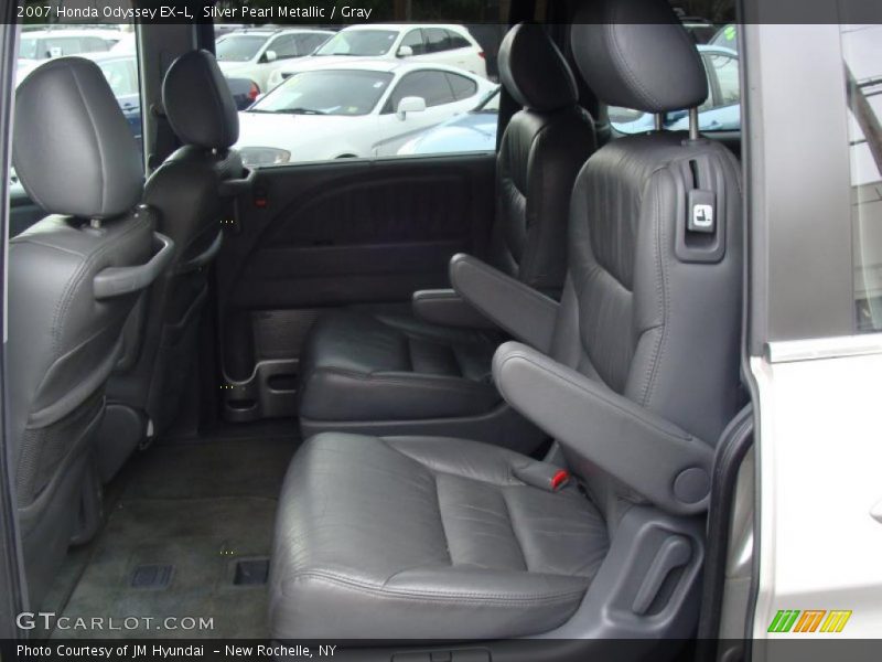 Silver Pearl Metallic / Gray 2007 Honda Odyssey EX-L