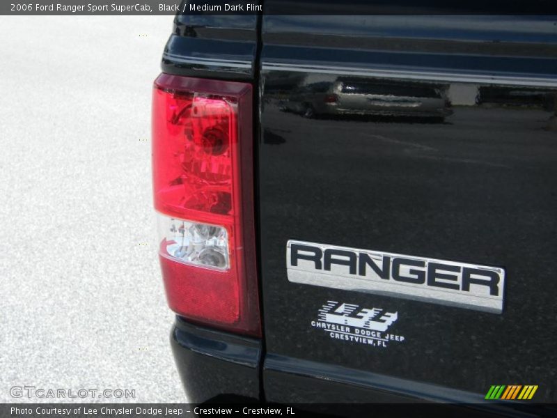 Black / Medium Dark Flint 2006 Ford Ranger Sport SuperCab