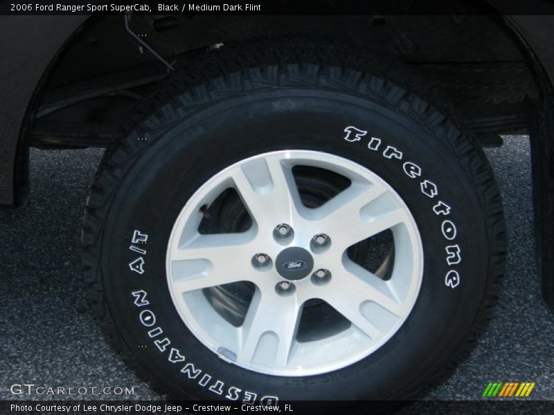 Black / Medium Dark Flint 2006 Ford Ranger Sport SuperCab