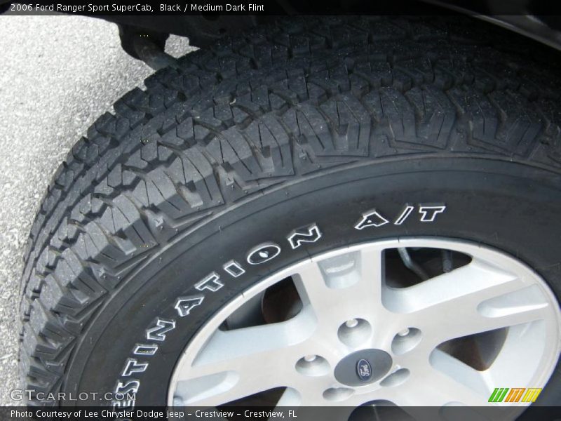 Black / Medium Dark Flint 2006 Ford Ranger Sport SuperCab