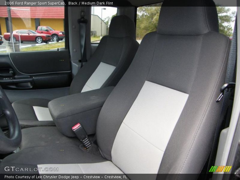 Black / Medium Dark Flint 2006 Ford Ranger Sport SuperCab