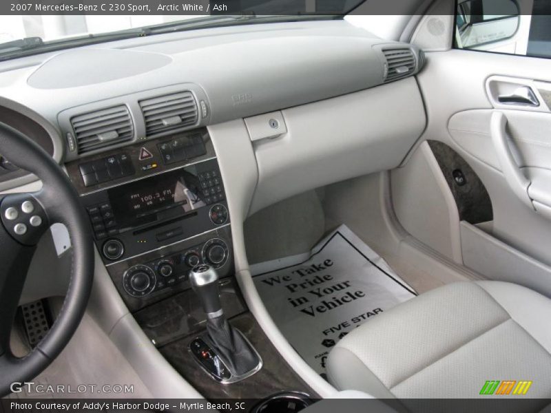 Arctic White / Ash 2007 Mercedes-Benz C 230 Sport
