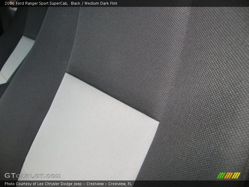 Black / Medium Dark Flint 2006 Ford Ranger Sport SuperCab