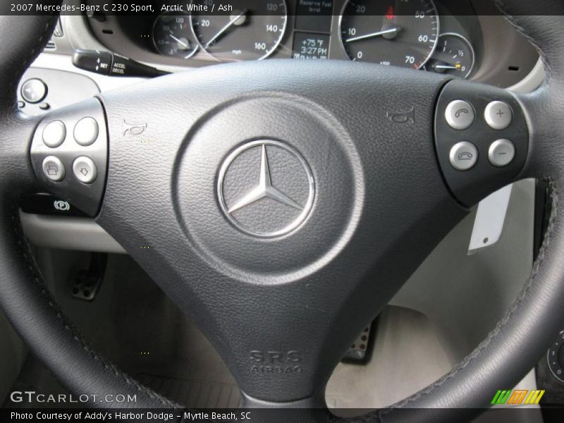 Arctic White / Ash 2007 Mercedes-Benz C 230 Sport