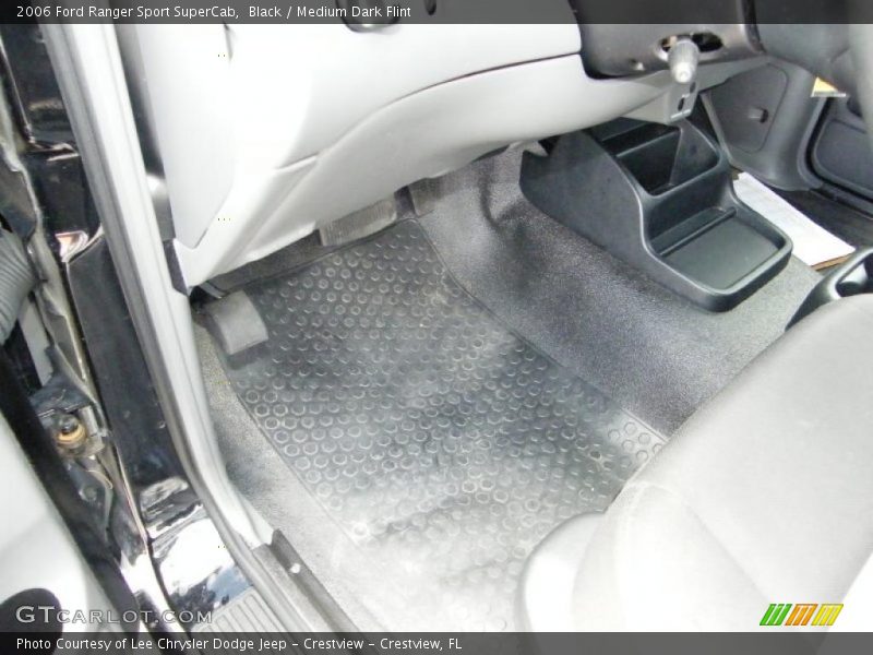 Black / Medium Dark Flint 2006 Ford Ranger Sport SuperCab