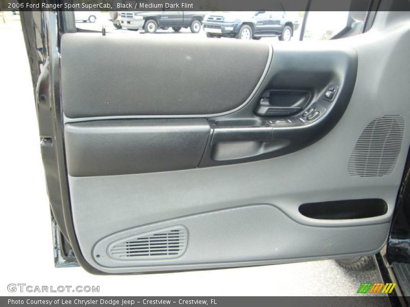 Black / Medium Dark Flint 2006 Ford Ranger Sport SuperCab