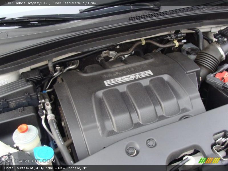 Silver Pearl Metallic / Gray 2007 Honda Odyssey EX-L