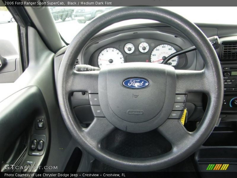 Black / Medium Dark Flint 2006 Ford Ranger Sport SuperCab