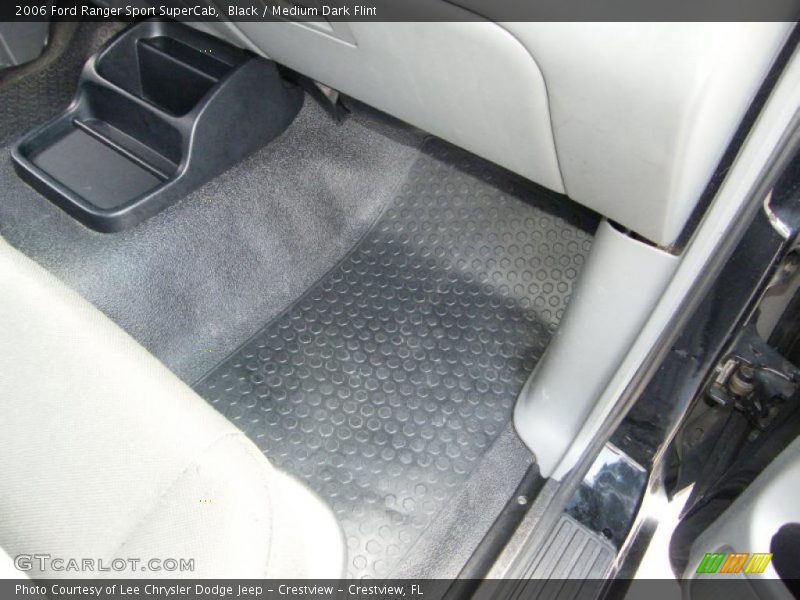 Black / Medium Dark Flint 2006 Ford Ranger Sport SuperCab