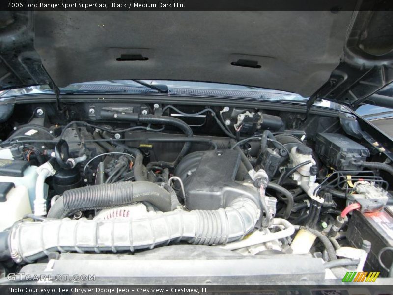 Black / Medium Dark Flint 2006 Ford Ranger Sport SuperCab