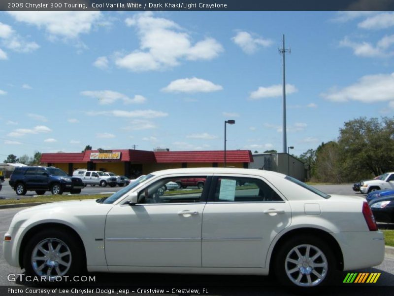 Cool Vanilla White / Dark Khaki/Light Graystone 2008 Chrysler 300 Touring