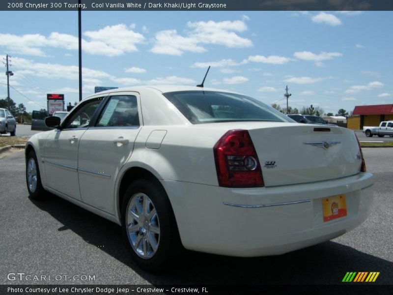 Cool Vanilla White / Dark Khaki/Light Graystone 2008 Chrysler 300 Touring