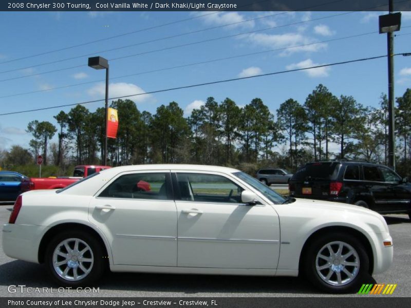 Cool Vanilla White / Dark Khaki/Light Graystone 2008 Chrysler 300 Touring