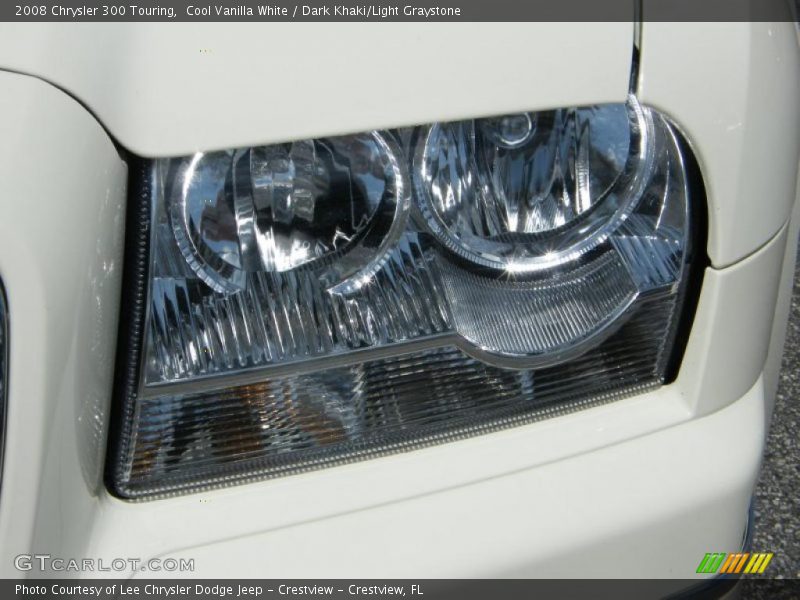 Cool Vanilla White / Dark Khaki/Light Graystone 2008 Chrysler 300 Touring
