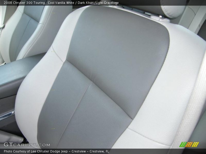 Cool Vanilla White / Dark Khaki/Light Graystone 2008 Chrysler 300 Touring