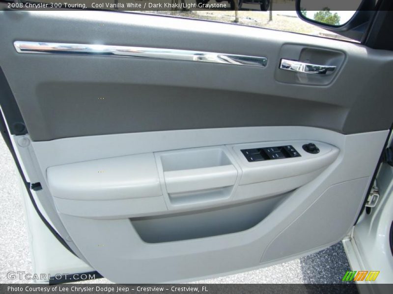 Cool Vanilla White / Dark Khaki/Light Graystone 2008 Chrysler 300 Touring
