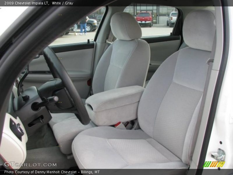 White / Gray 2009 Chevrolet Impala LT