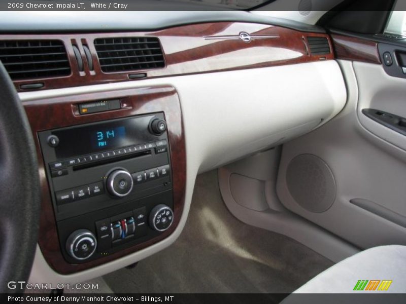 White / Gray 2009 Chevrolet Impala LT