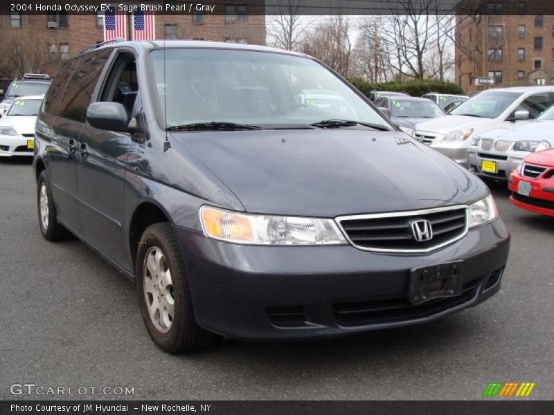 Sage Brush Pearl / Gray 2004 Honda Odyssey EX