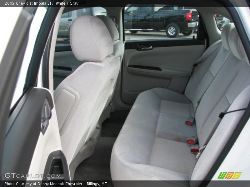 White / Gray 2009 Chevrolet Impala LT