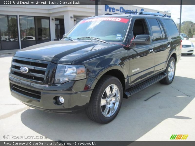 Black / Charcoal Black 2008 Ford Expedition Limited