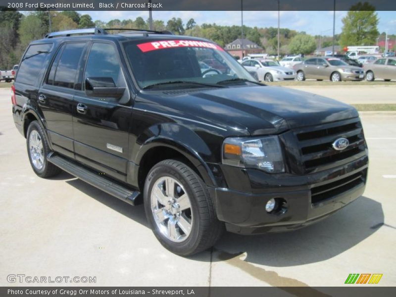 Black / Charcoal Black 2008 Ford Expedition Limited