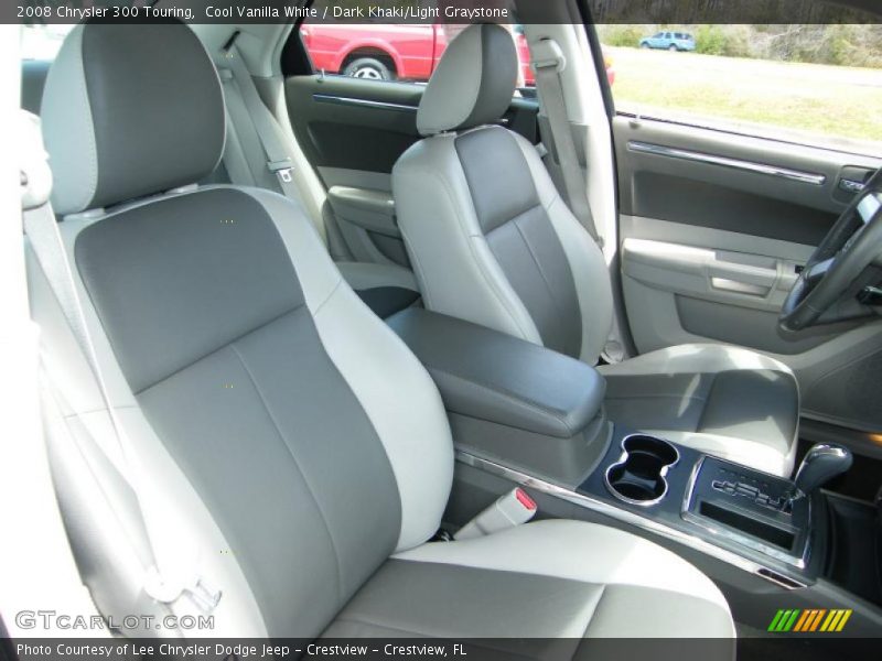 Cool Vanilla White / Dark Khaki/Light Graystone 2008 Chrysler 300 Touring