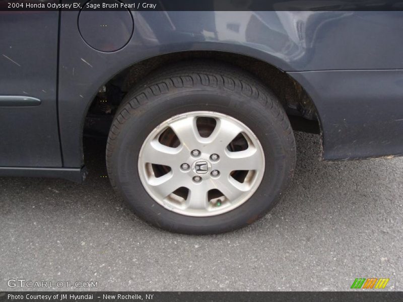 Sage Brush Pearl / Gray 2004 Honda Odyssey EX
