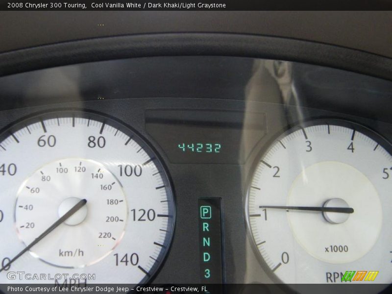 Cool Vanilla White / Dark Khaki/Light Graystone 2008 Chrysler 300 Touring