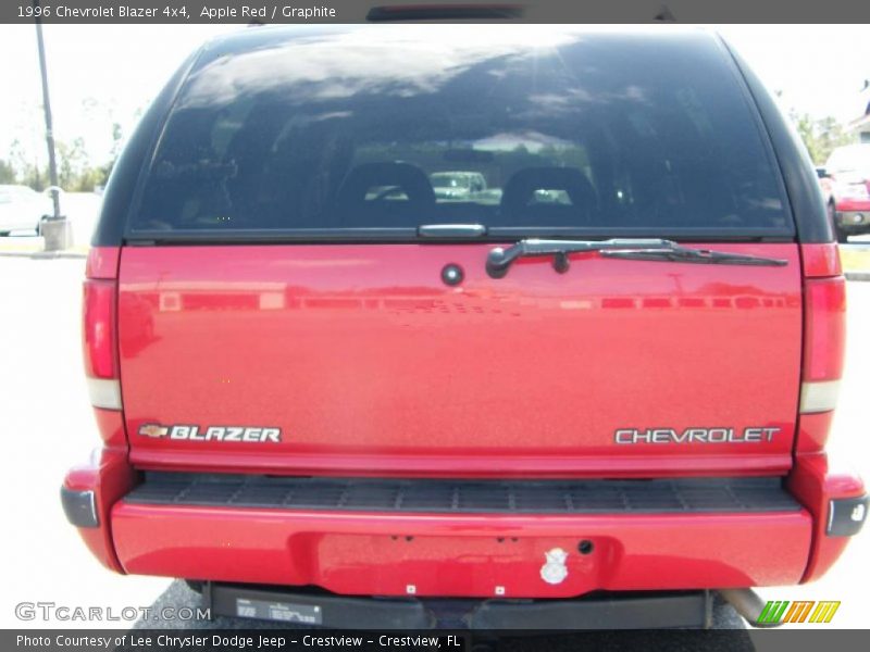 Apple Red / Graphite 1996 Chevrolet Blazer 4x4