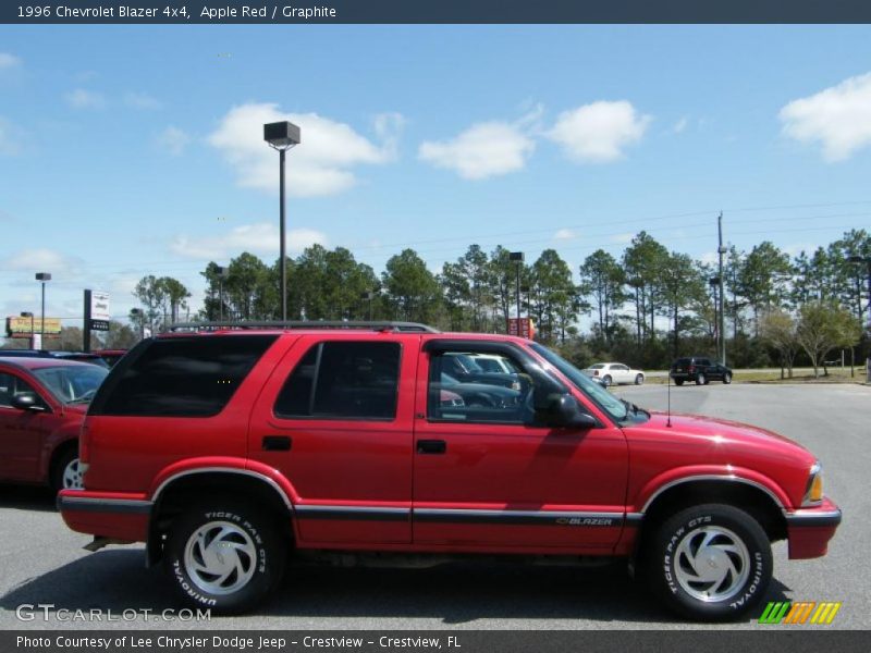 Apple Red / Graphite 1996 Chevrolet Blazer 4x4