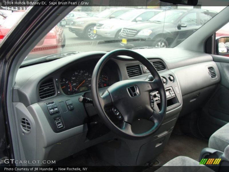 Sage Brush Pearl / Gray 2004 Honda Odyssey EX