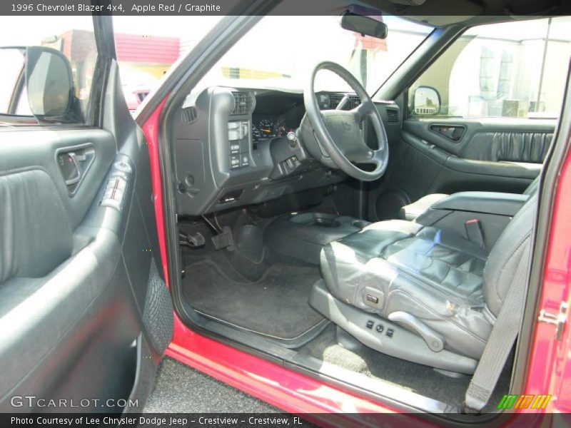 Apple Red / Graphite 1996 Chevrolet Blazer 4x4